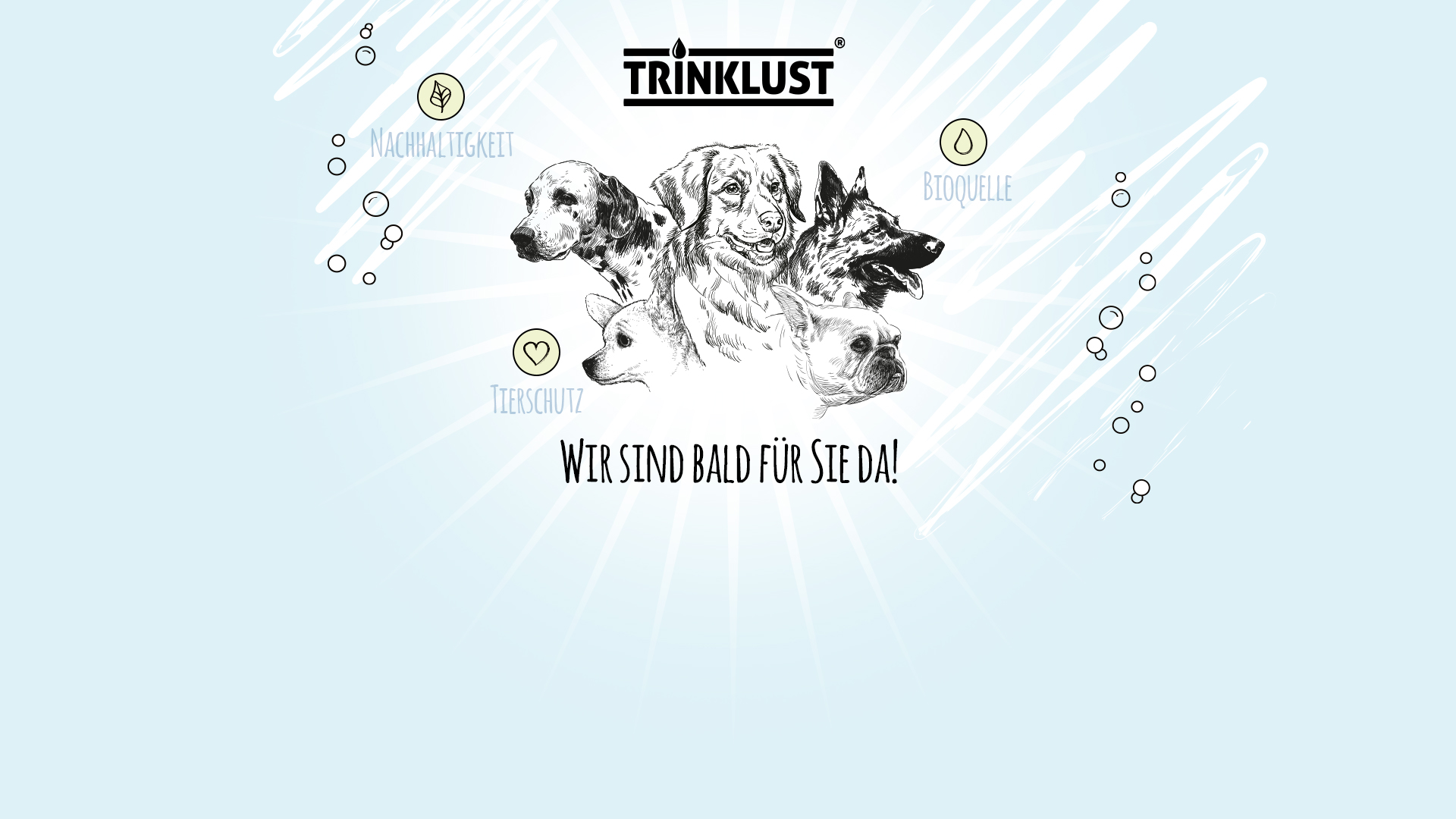 trinklust - das tägliche 'WAU' für Deinen Hund!